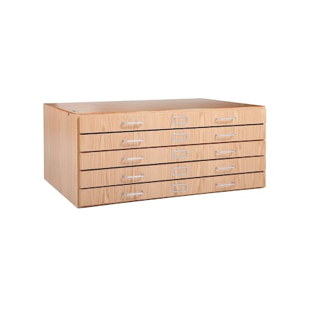 Diversified Spaces Flat File Storage Cabinet, 5 Drawers FFS-3624K