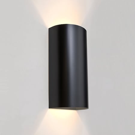 Besa Lighting Besa Zoro Sconce, Black Finish, 2x11W LED ZORO-LED-BK