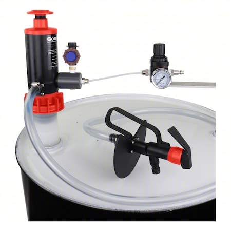 Goatthroat Pumps Air Drum Pump, 4.5 gpm, 10 psi, 1:1 GT100RTBTG-AK