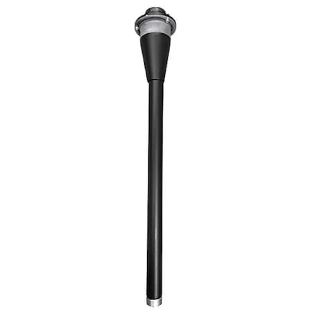 Westgate 22in AA SERIES PATH LIGHT STEM RGBW PUSH BUTTON, BLACK, 5W, BK AA-STEM-22-RGBW-PB-BK