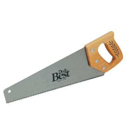 Do It Best 15'' L. Blade 9 PPI Wood Handle Hand Saw 262SS159