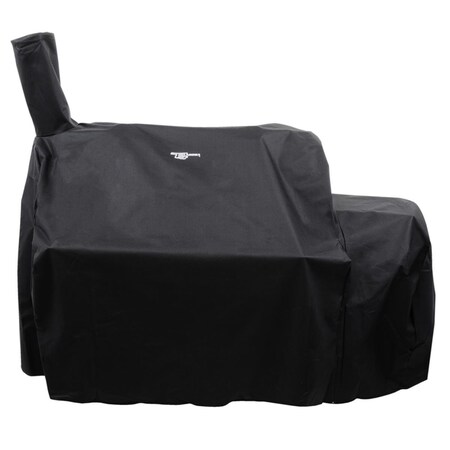 Char-Broil 33.5 x 58.5 x 38 in. Black Grill Cover for Oklahoma Joes Highland Offset Smoker, 4PK 8694010