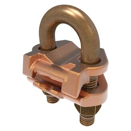 Burndy Mechanical Grounding Connector, 4 AWG-2/0, #7-#8 Rebar, 7/8 in-1 in Rod, 1/2 in-3/4 in Pipe GAR1426