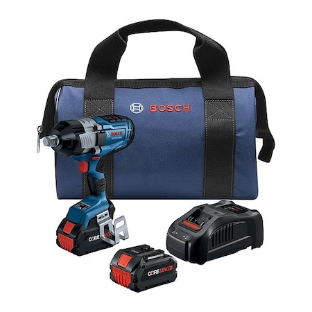 Bosch Impact Wrench, 18 V DC, Square GDS18V-1180CB28
