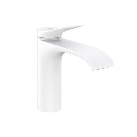 Hansgrohe Vivenis Single-hole Faucet 110 with Pop-Up Drain, 1.2 GPM in Matte White 75020701