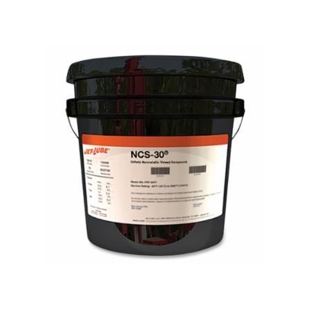 Jet-Lube NCS-30 Oilfield Nonmetallic Thread Compound, 1 gal, Pail, Light Brown, 11PK 399-16923