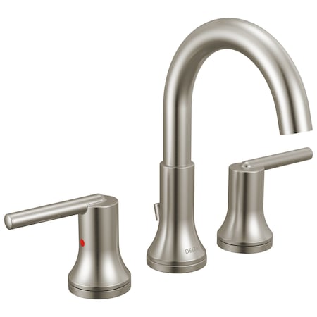 Delta Trinsic Two Handle Widespread Bathroom Faucet 3559-SSMPU-DST
