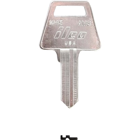 Kaba Ilco American Nickel Plated House Key, AM3 / 1045, 10PK AL0105801B