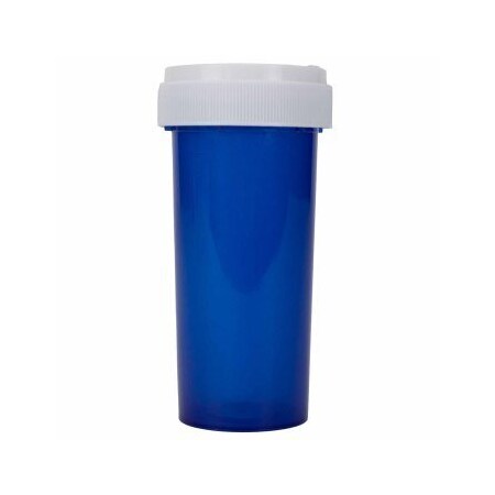 Oasis Blue Prescription Vial, 30 Dram, Reversible Cap, 210PK VIAL30D-BRC