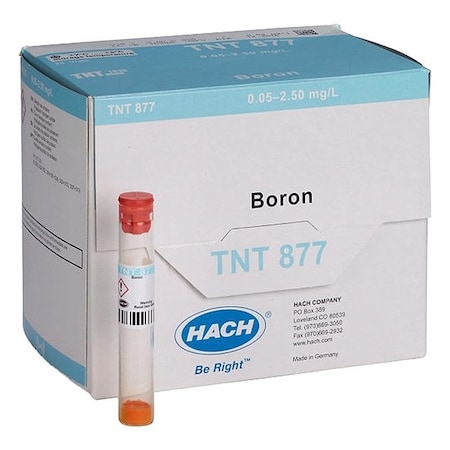Hach Boron Vial Test, Vial TNT877