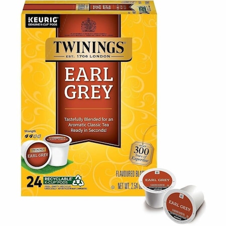 Twinings Of London KCUP, TEA, EARL GREY, TWINING, 24PK 8756