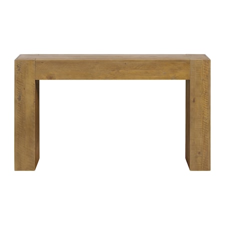Alaterre Furniture Stockyard Solid Wood Console Table 56 in Modern Farmhouse Entryway Table AFTBL-019