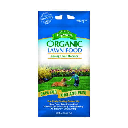 Espoma Organic Spring Lawn Food For All Grasses 5000 sq ft EOLB30