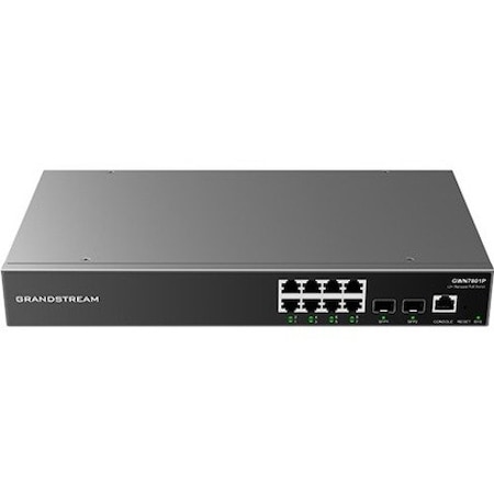 Grandstream Layer 2 Switch S SFP ports, 8 gigabit ports Ethernet and Support deployment in IPv6 GWN7801
