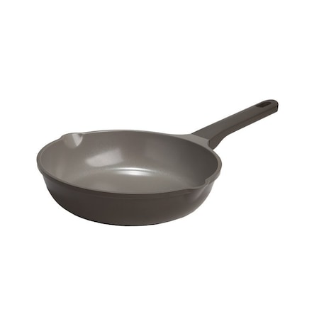 Ecolution Aria Series Fry Pan, 9-1/2 in Dia, Aluminum Pan, Charcoal Pan, Comfort-Grip, Soft Touch Handle EH11568-AS