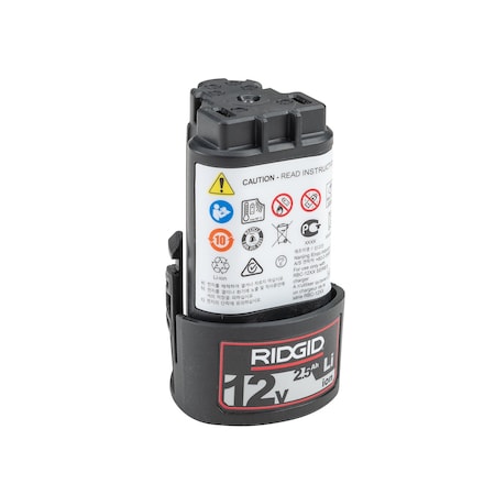 Ridgid 12.0V Li-Ion Battery, 2.5Ah Capacity 55183