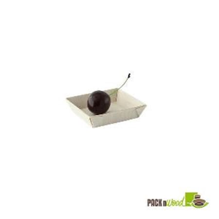 Omg Mini Square Samurai Wooden Tray - 2.4 in. OM1608831