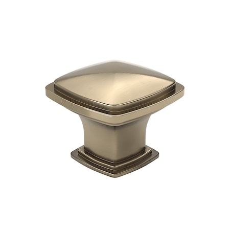Richelieu Charlemagne Collection 1 11/16 in (43 mm) x 1 11/16 in (43 mm) Antique English Transitional Cabinet Knob BP81045AE
