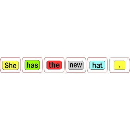 Ashley Productions Die-Cut Magnetic Foam Sentence Building, 100 Pieces, PK3 40008