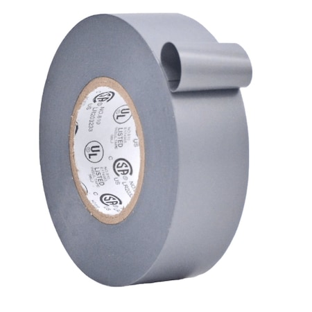 Wod Tape ETC766MS General Purpose Electrical Tape Gray UL/CSA listed core: 1 in. X 66 ft, 96PK WOD ETC766MS-01000-96-66-GRA