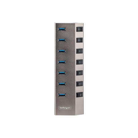 Ezgeneration 7 Port USB Hub with On-Off Switches EZ3455514