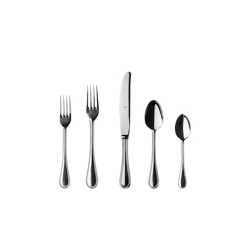 Mepra Perla Flatware Set - 5 Pieces - Stainless Steel 107622005