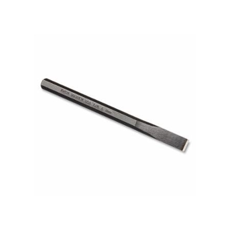 Mayhew Cold Chisels, 6 in Long, 7/16 in Cut, Black Oxide, 12 per box 479-10204