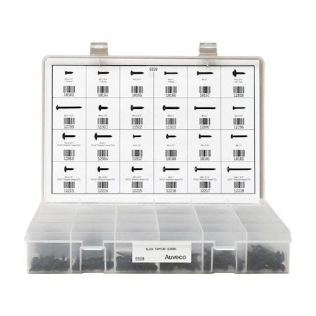 Auveco Black Tapping Screws Assortment 6920
