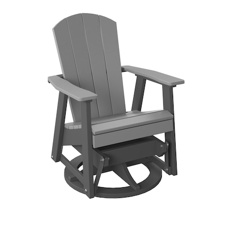 Polybird SWIVEL GLIDER.    LIGHT GRAY AND CHARCOAL POLYBIRD P39