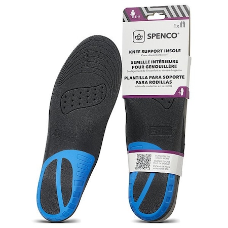 Spenco Insole, Blue and Black, Size Women 5-11, PR 92366