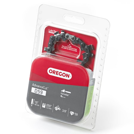 Oregon AdvanceCut Chain, 16" 72V 3/8" 59 DL D59