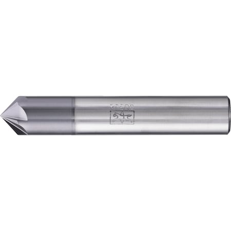 Pferd PFERD Deburring End Mill, 6 flutes, 90Deg 1/2'' Dia, 1/4'' APMX, 3-1/2'' OAL, cylindrical shank 23003023