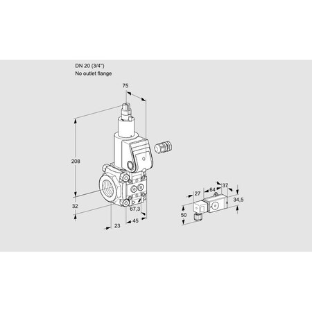 Honeywell Kromschroder VAS120/-R/LW KS88012554