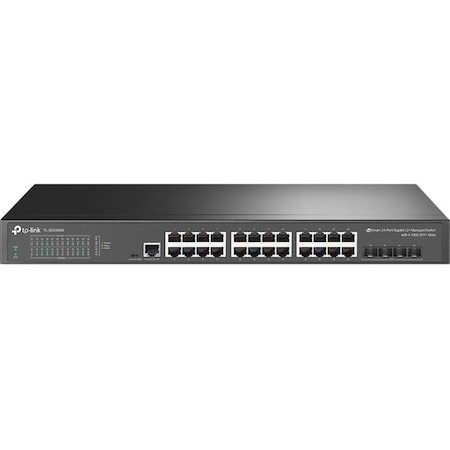 Tp-Link JetStream 24-Port Gigabit L2+ Managed Switch with 4 10GE SFP+ Slots TL-SG3428X