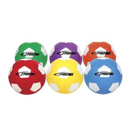 Sportime No 4 Soccer Balls - Set of 6, 6PK 1599282