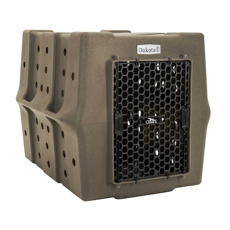 Dakota 283 CRaTE - Canine Rough and Tough Economy Kennel - Large - Coyote Granite D2-CRATE-LG-COY