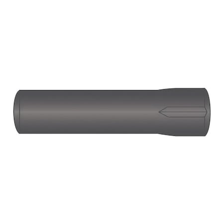 Huyett Type C Grooved Pin, Alloy Steel, 0.062 in Dia x 0.061 in Small End Dia x 0.250 in Length GPA-0062-0250-C