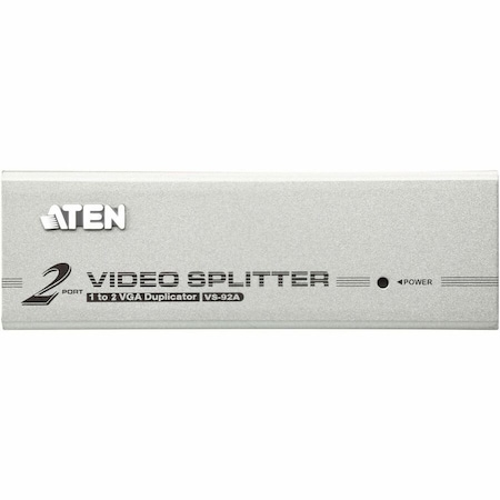 Aten 350MHZ 2-PORT VGA SPLITTER WITH MOUNTING KIT AND VGA CABLE VS92A-MA