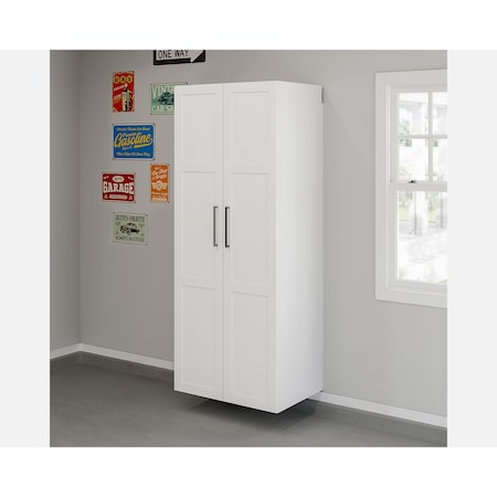 Sauder GarageCore 83in Deep Cabinet & Door Ste Gw A2 446422