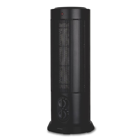 Optimus 18 in. Oscillating Tower Heater w/ Thermostat H-7234