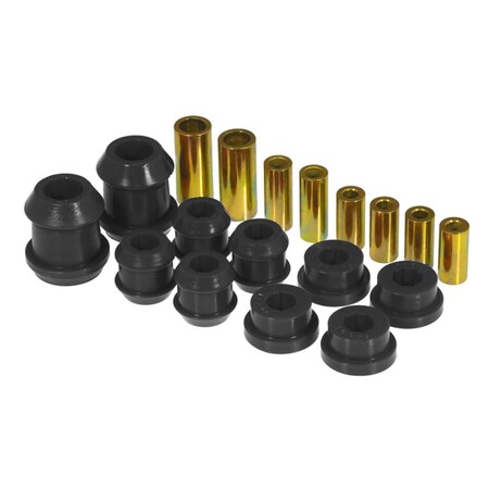 Prothane Front Upper & Lower Control Arm Bushings for 1992-1995 Honda Civic - Black 8-203-BL