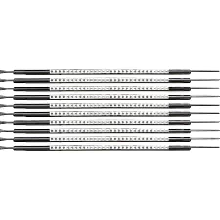 Brady ClipSleeve Wire Markers Size 05 Nylon 22 AWG - 20 AWG, H Pack of 300 Each, 300PK SCN05-H