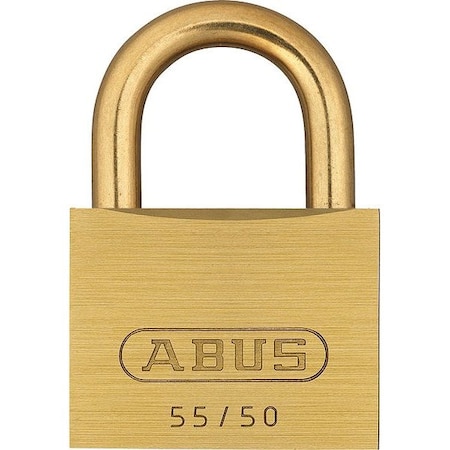 Abus Padlock, 1 7/16" H, 1 7/8" W, Brass 56811