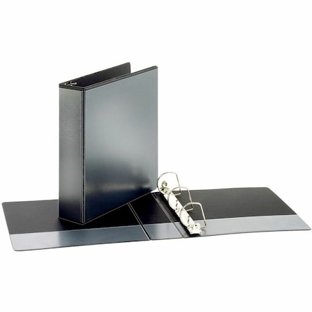 Cardinal Brands Cardinal, PERFORMER CLEARVUE SLANT-D RING BINDER, 3 RINGS, 2in CAPACITY, 11 X 8.5, BLACK 17501