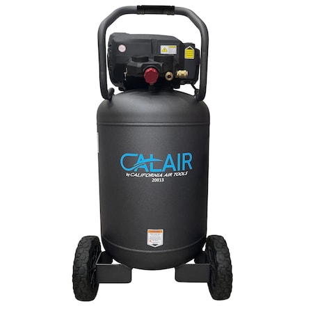 California Air Tools 20 Gallon 1.3 hp Oil-Free Quiet High Pressure Air Compressor CALAIR 20013
