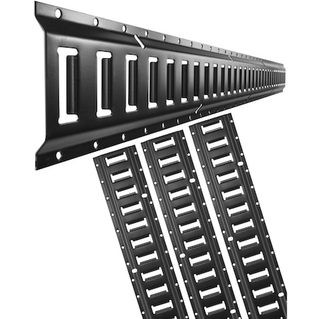 Vevor E Track Tie Down Rail Kit E Track Rails 24PCS 5' Enclosed Cargo Trailer, 24PK JC23-ETR-5FT24PCS
