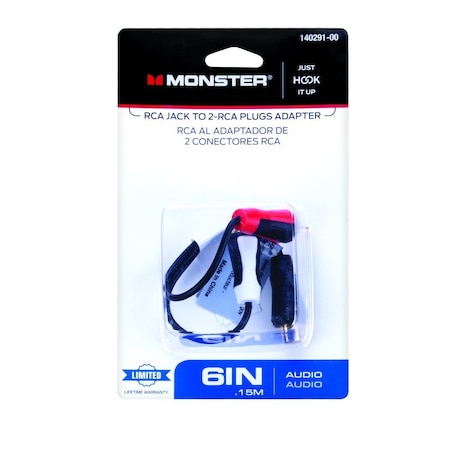 Monster Cable Just Hook It Up Adapter Cable 140291-00