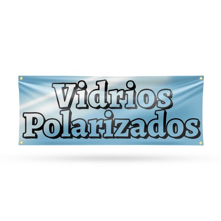 Signmission Vidrios Polarizados, 18 Inch x 48 Inch, Vinyl Banner B-30917