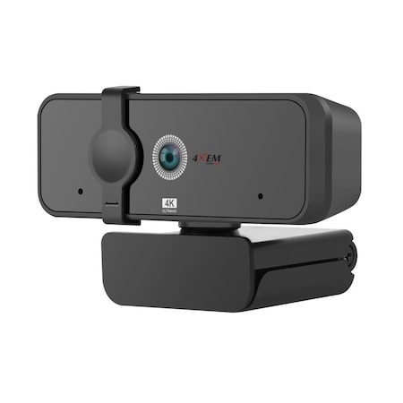 Nextgen 4K 8MP Mega Pixel Webcam, Black NE3546675