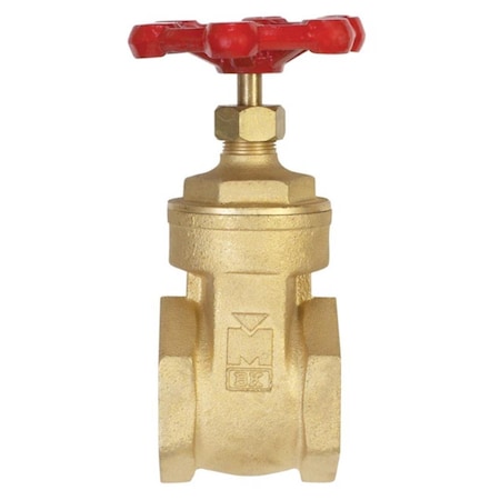 B & K 100-008 Gate Valve  Brass - 1 in. IPS 44041